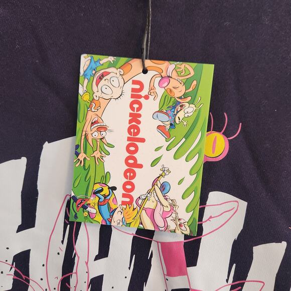 Nickelodeon Aaahhh!!! Real Monsters Men's Size Medium Black Crew‎ New NWT 90's - Picture 9 of 10